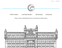 Tablet Screenshot of capehorn-illustration.com
